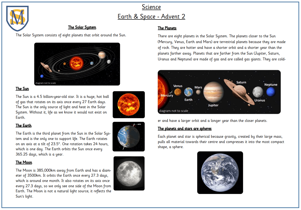 Earth And Space 1 Earth And Space 1