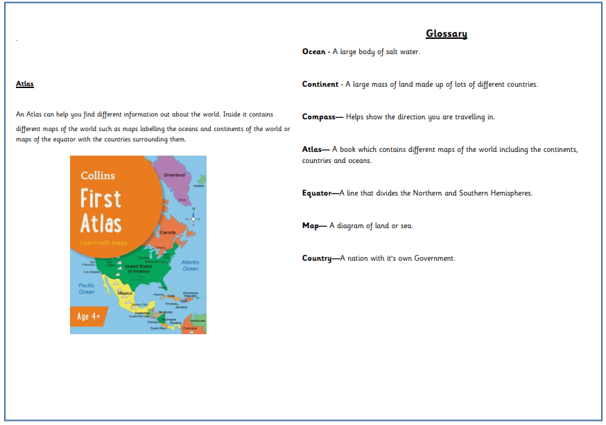 Geography Year 2 Knowledge Organiser 2 Geography Year 2 Knowledge Organiser 2